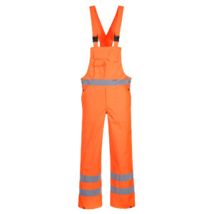 S388 - Hi-Vis Breathable Rain Bib and Brace
