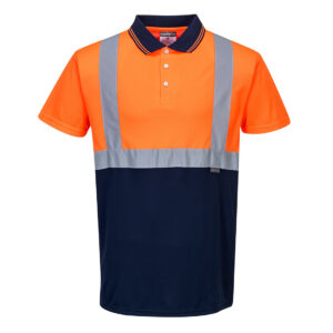 S479 - Hi-Vis Contrast Polo Shirt S/S
